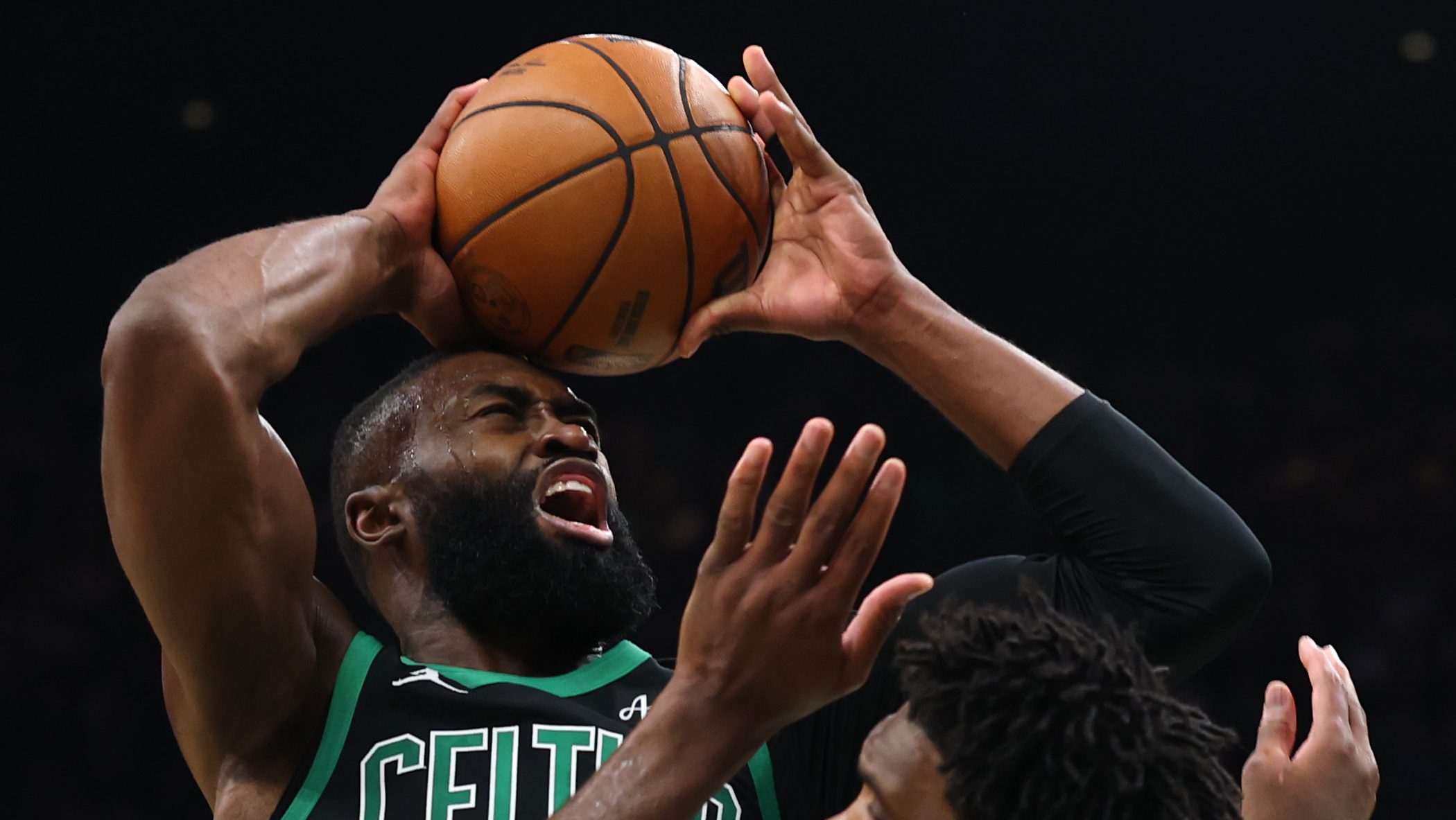 Jaylen Brown #7 of the Boston Celtics