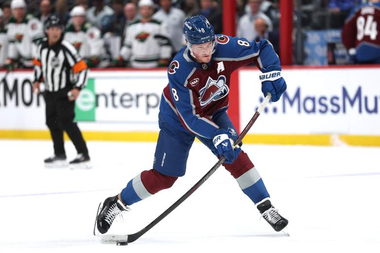 Colorado Avalanche defenseman Cale Makar is ruled out for Game 2 against the Vegas Golden Knights.