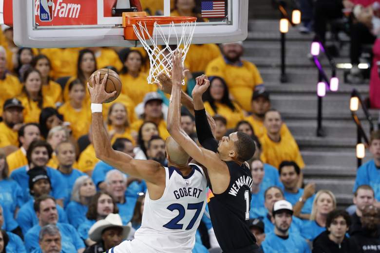 Victor Wembanyama, San Antonio Spurs, Wemby blocks triple-double, Spurs vs Timberwolves Game 1