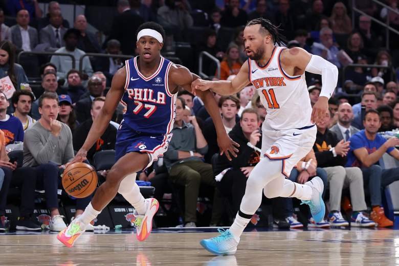 V.J Edgecombe, Jalen Brunson, OG Anunoby injury update, New York Knicks, Knicks news, Knicks vs 76ers Game 3, When Is OG Anunoby coming back? What happened to OG Anunoby?, Is OG Anunoby playing tonight?