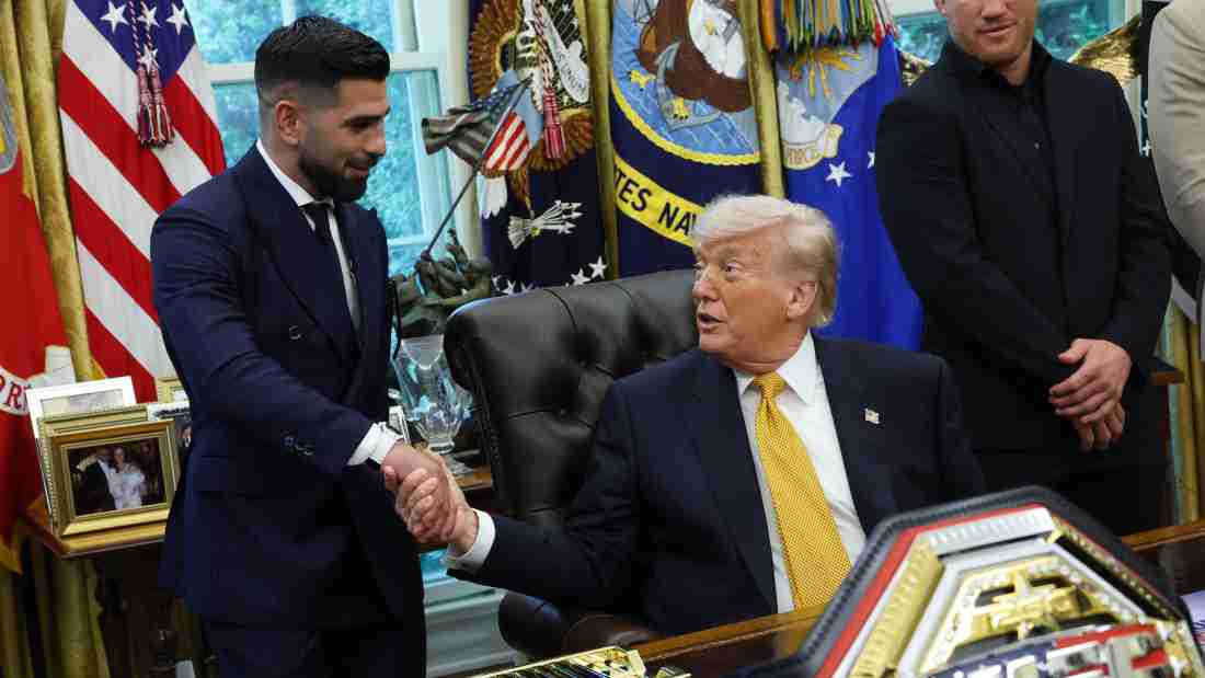 President Trump UFC Fighters Oval Office