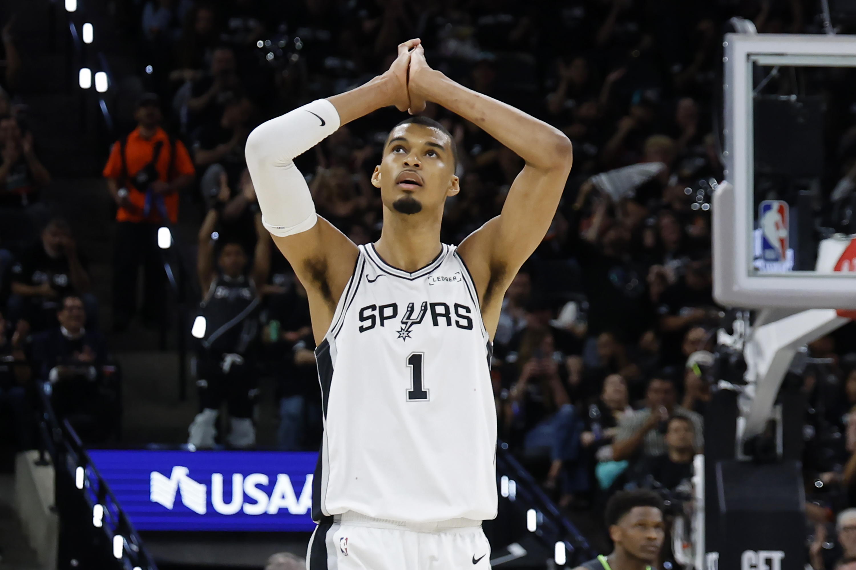San Antonio Spurs star Victor Wembanyma was ejected during Game 4 against the Minnesota Timberweolves