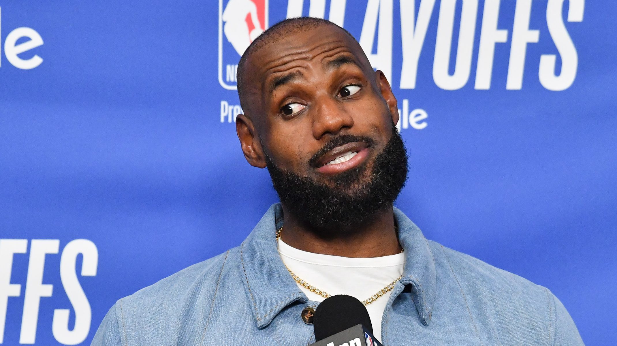 Los Angeles Lakers owner Jeanie Buss was honest when asked if LeBron James is getting a statue amid his uncertain future and free agency.