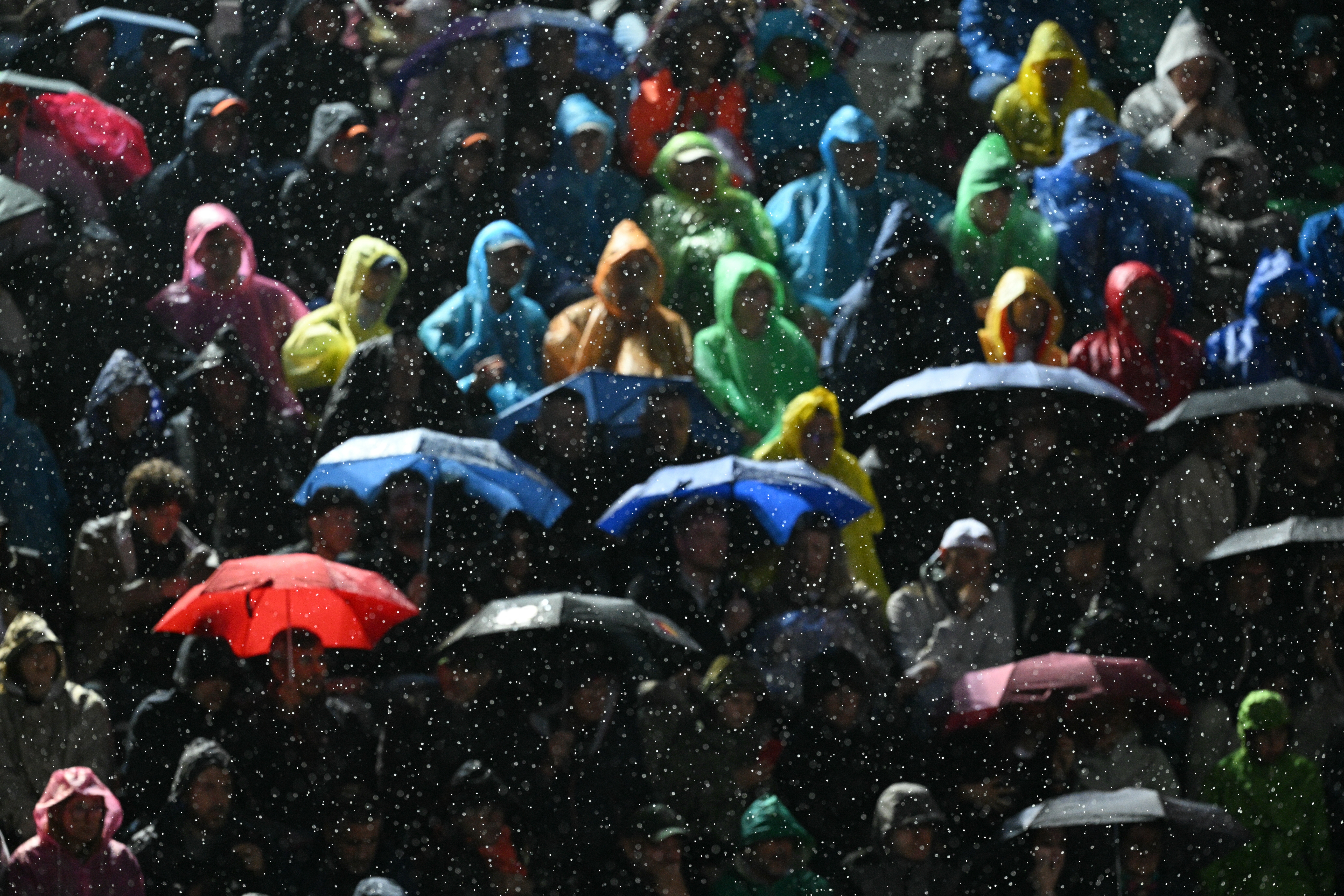 Rain delay at the 2026 Italian Open