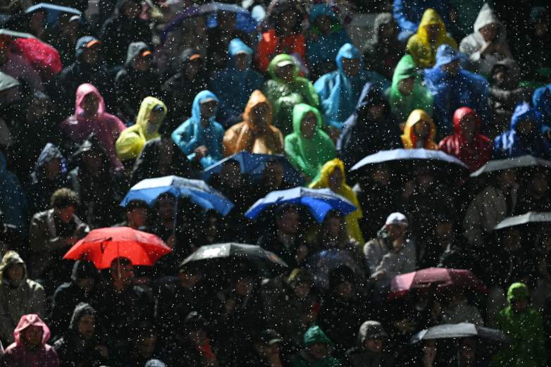 Rain delay at the 2026 Italian Open