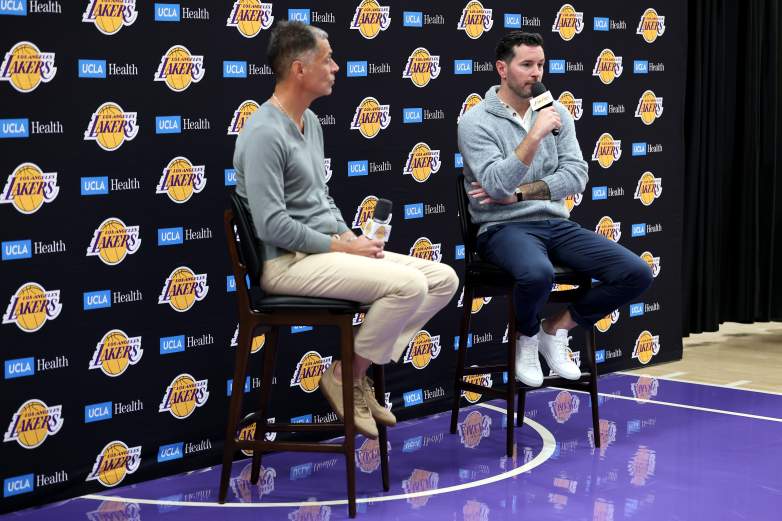Rob Pelinka and JJ Redick