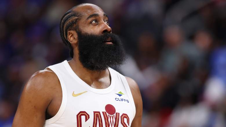 James Harden #1 of the Cleveland Cavaliers is a top player in NBA free agency