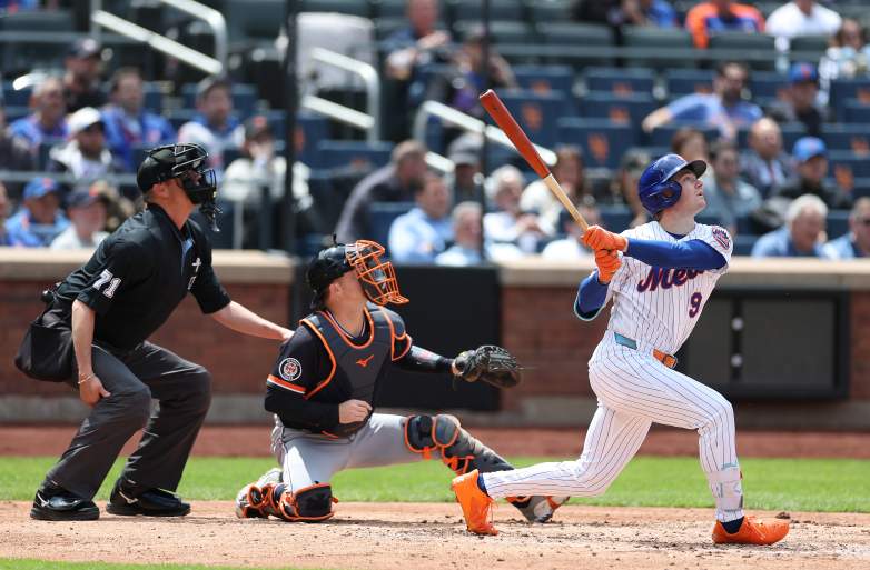 New York Mets outfielder A.J. Ewing hits his first career home run in sweep over the Detroit Tigers.