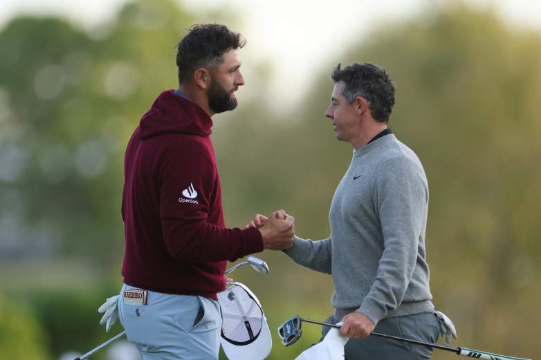 Jon Rahm and Rory McIlroy