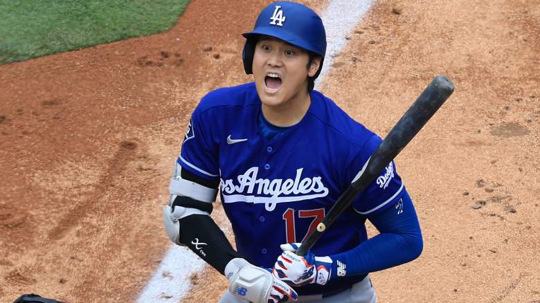 Shohei Ohtani of the Los Angeles Dodgers