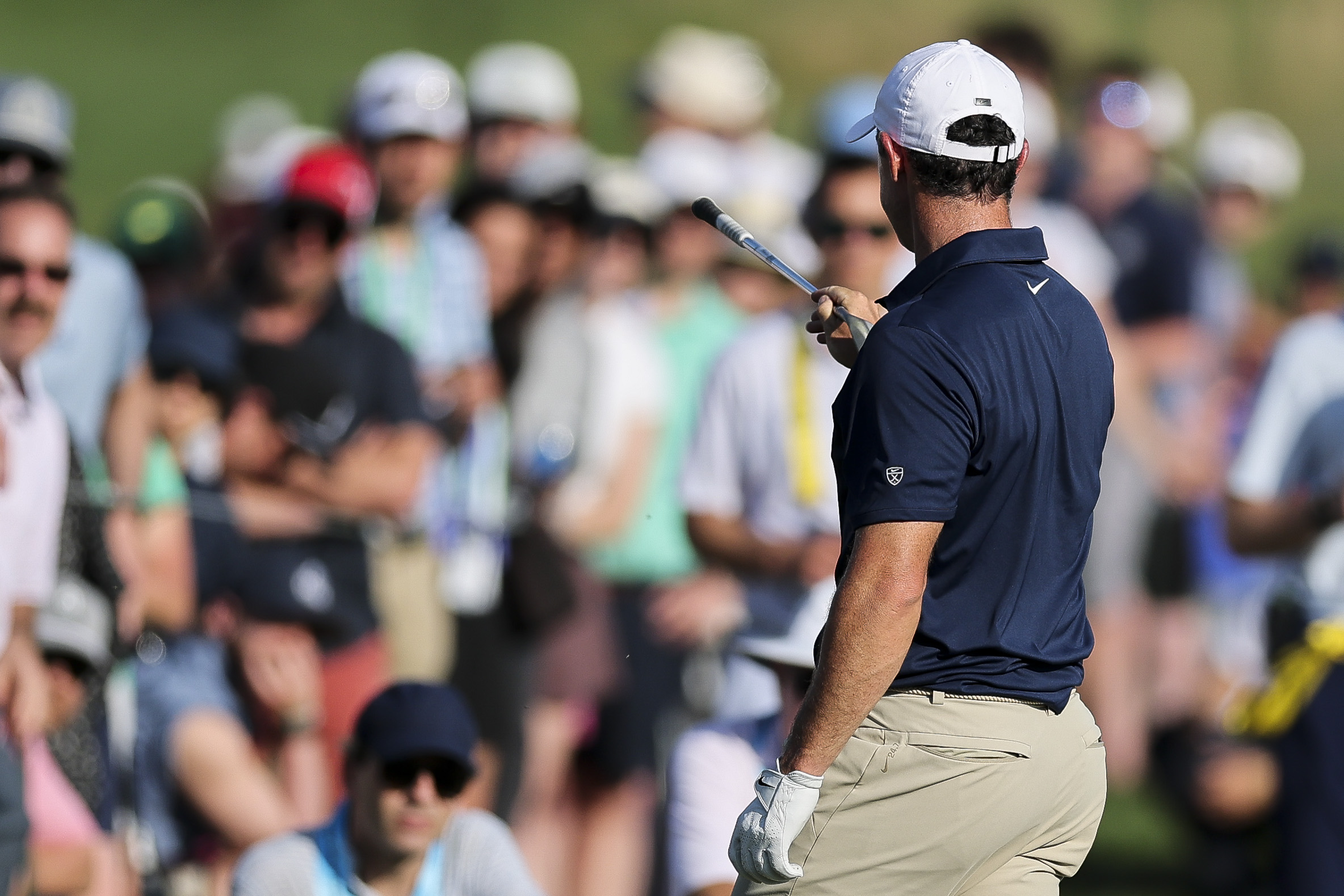 Rory McIlroy appeared to motion to have a fan removed on hole 16 at the PGA Championship