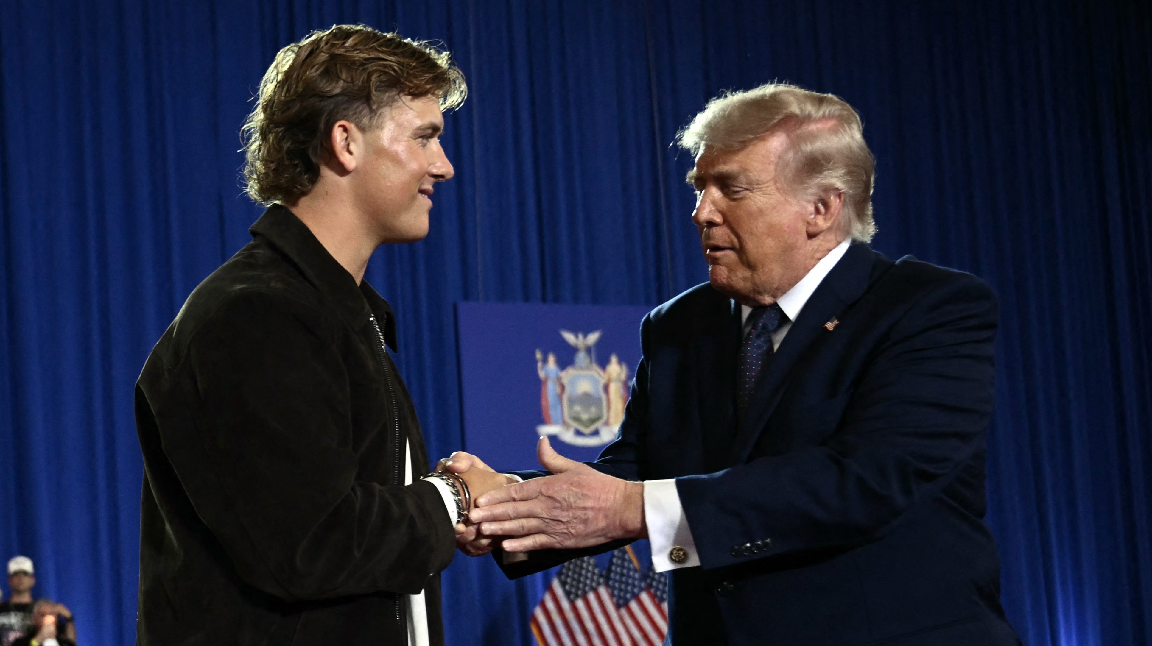 Jaxson Dart’s Trump Rally Appearance Sparks Social Media Reaction