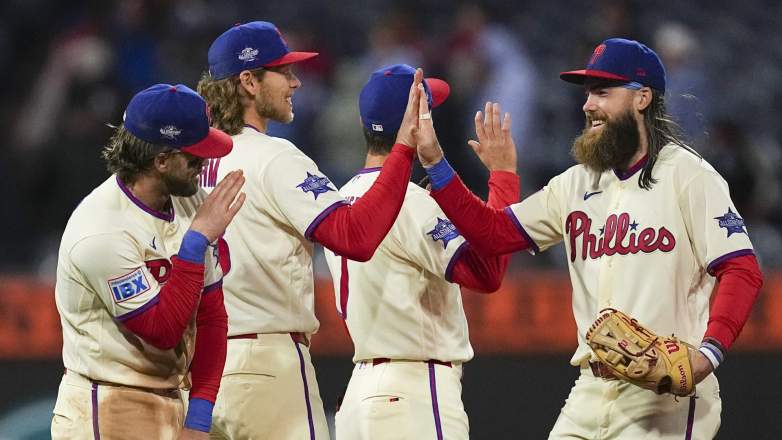 Philadelphia Phillies lineup against the San Diego Padres