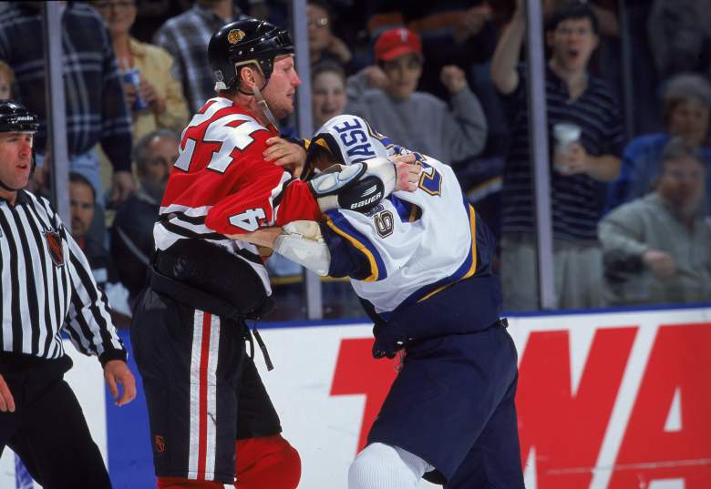 Bob Probert and Kelly Chase