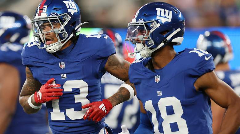 New York Giants WRs Jalin Hyatt and Darius Slayton popped up in injury news at OTAs