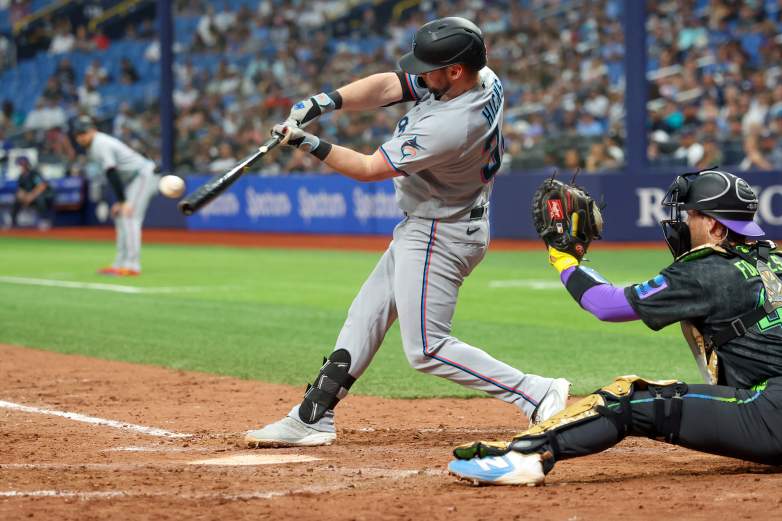 Miami Marlins C Liam Hicks
