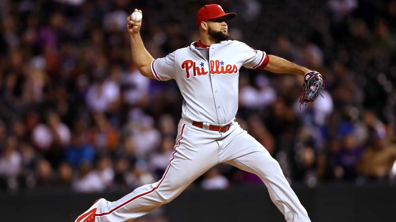 Former Philadelphia Phillies pitcher Luis Garcia