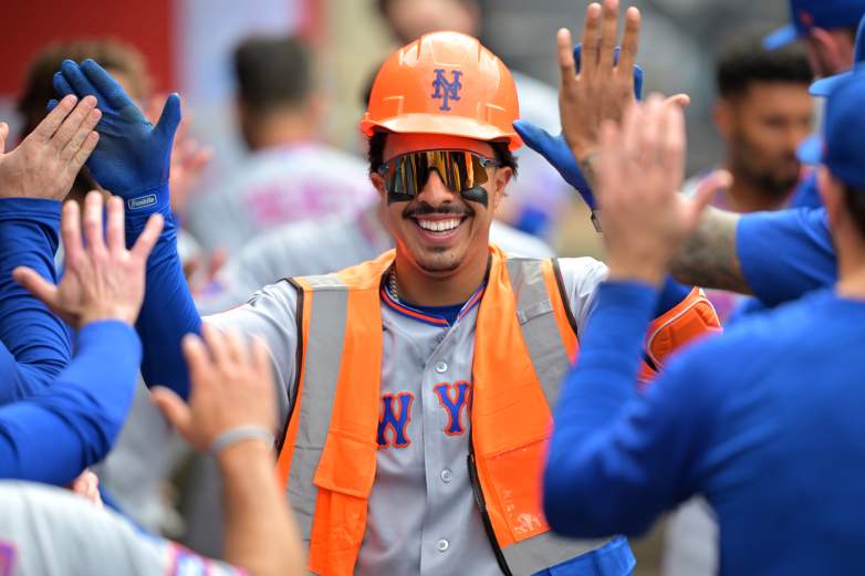 Mets infielder Mark Vientos