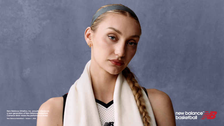 Cameron Brink featured in New Balance basketball campaign promoting P400 Low