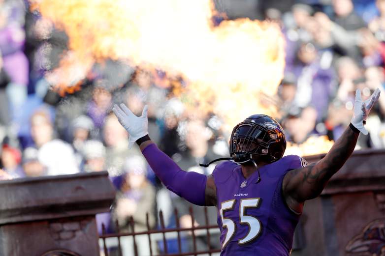 Former Baltimore Ravens LB Terrell Suggs