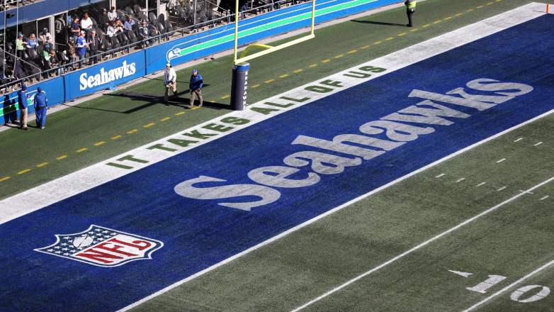 The Seattle Seahawks logo