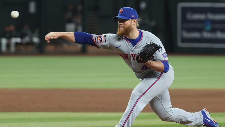 New York Mets relief pitcher Craig Kimbrel faces the Arizona Diamondbacks at Chase Field on May 9, 2026.