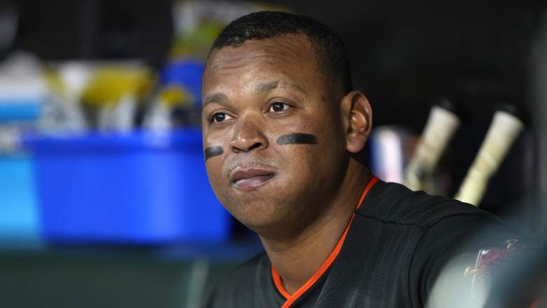 San Francisco Giants first baseman Rafael Devers during the Giants game against the Pirates at Oracle Park on May 9, 2026.