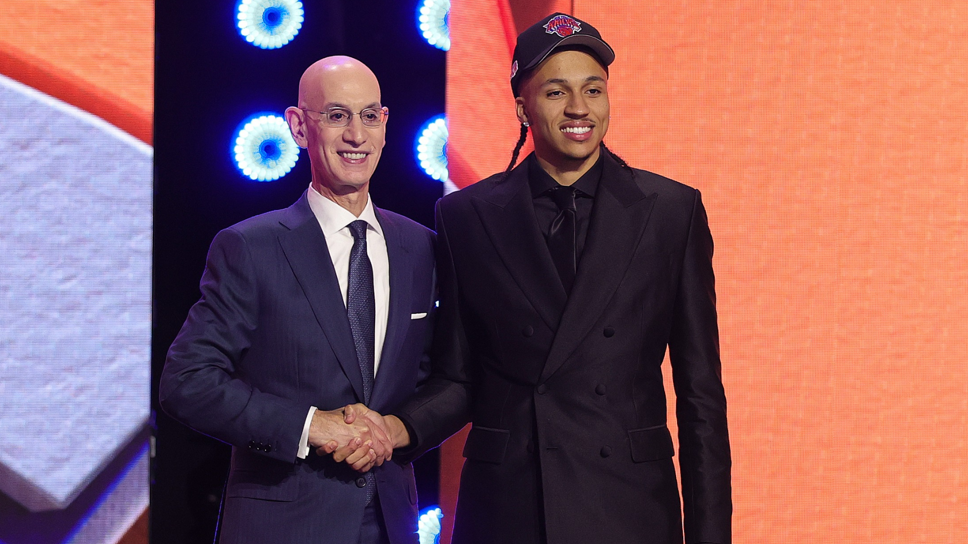 Adam Silver and Cameron Carr