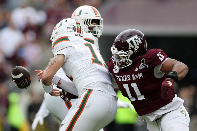 2025 College Football Playoff First Round Game - Miami v Texas A&M