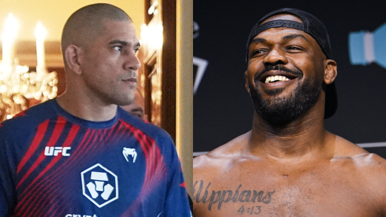 Alex Pereira and Jon Jones