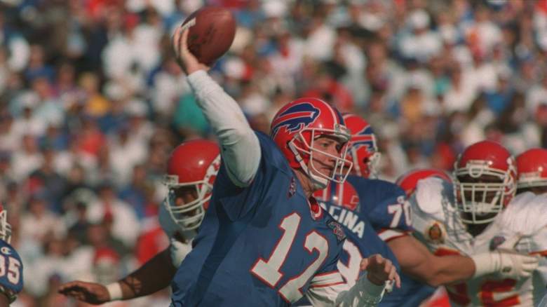 Jim Kelly in action against the Chiefs in 1994.