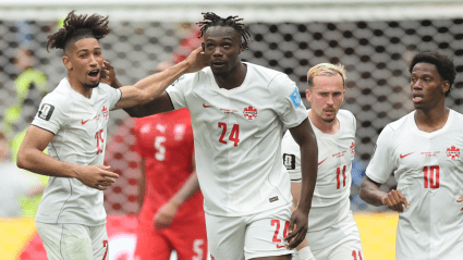 Canada’s Promise David Reacts to Scoring His First-Ever World Cup Goal