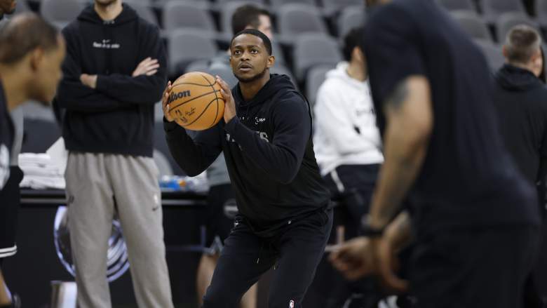 San Antonio Spurs guard De'Aaron Fox