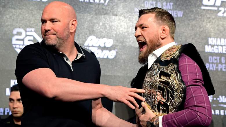 Conor McGregor, Dana White