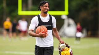 Jayden Daniels Has ‘Chemistry’ With ‘Helpful’ Commanders Target