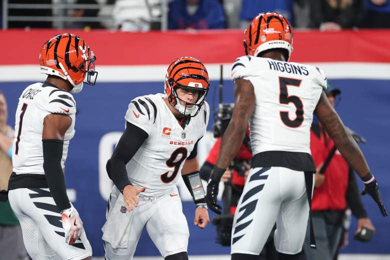 Tee Higgins Joe Burrow Ja'Marr Chase Cincinnati Bengals