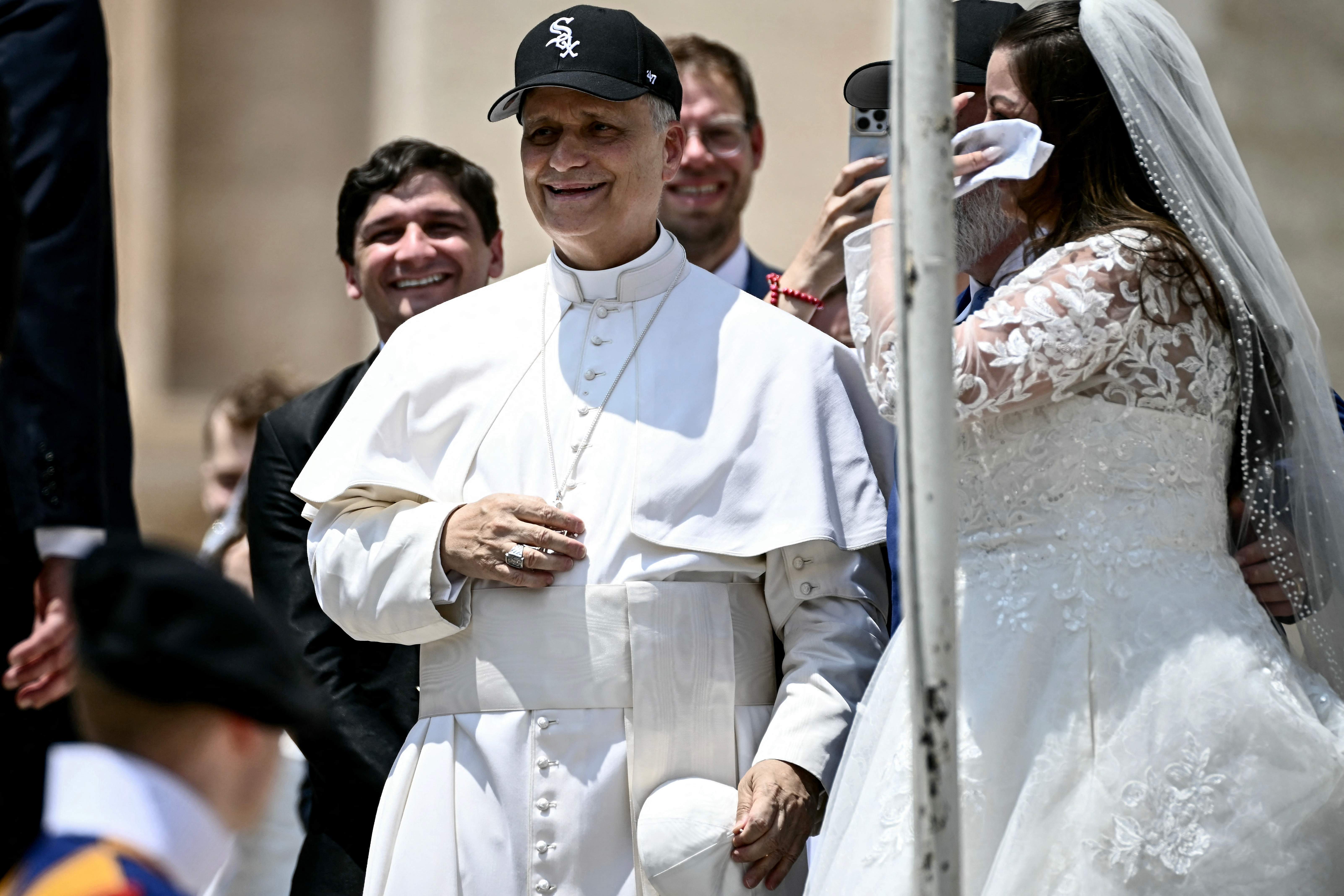 White Sox Legend A.J. Pierzynski Gifts Pope Leo XIV World Series Memorabilia