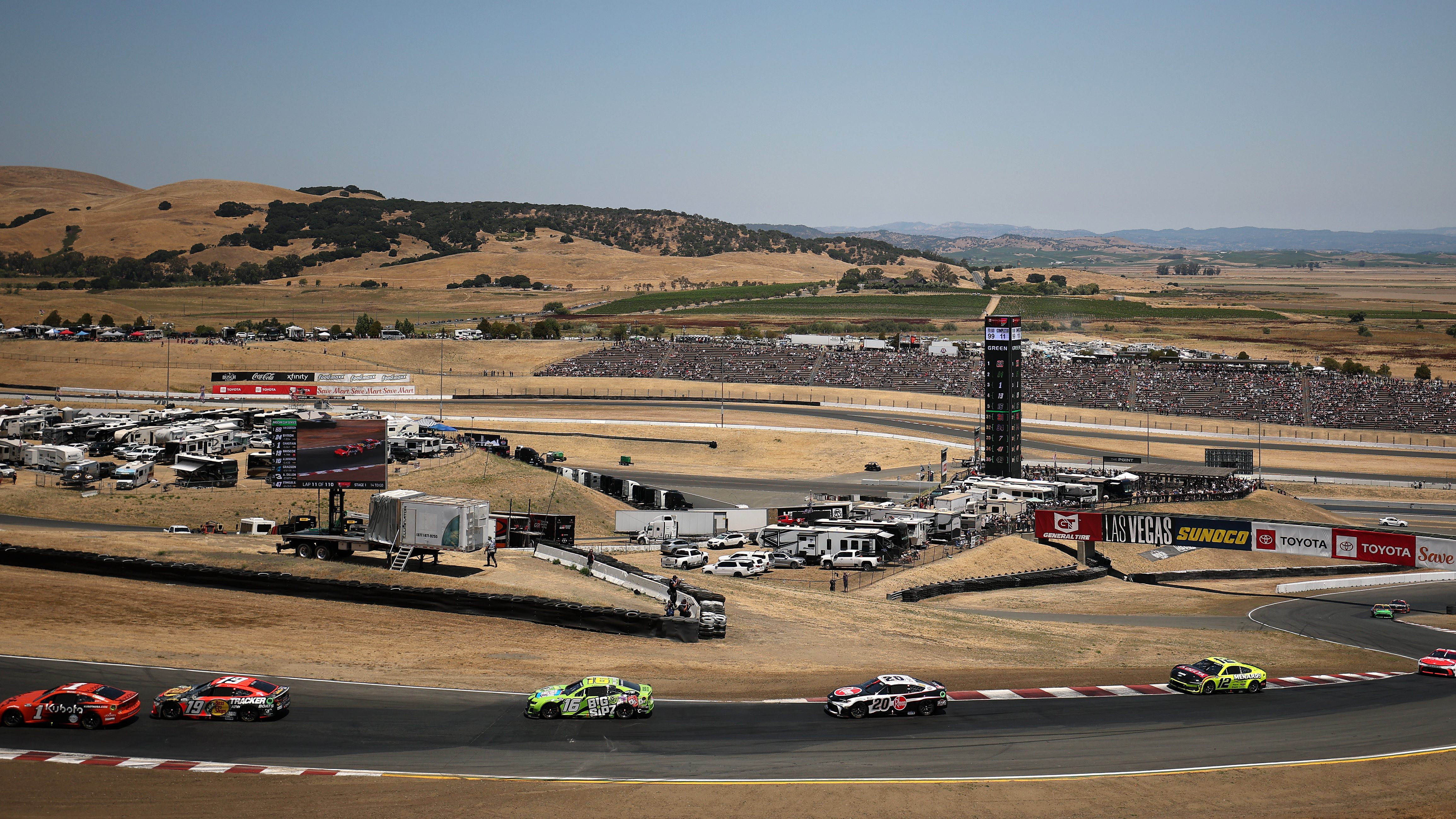 NASCAR Sonoma Weekend Schedule: Full TV Schedule, Start Times for Every Session