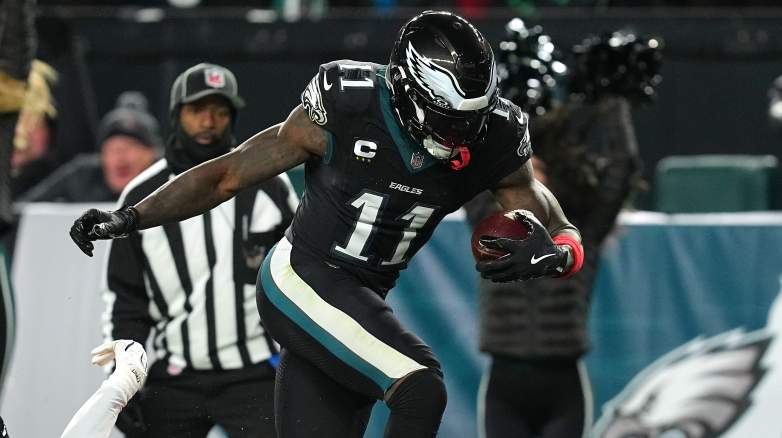 Philadelphia Eagles receiver AJ Brown