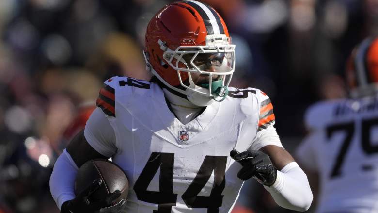 Harold Fannin Jr. #44 of the Cleveland Browns