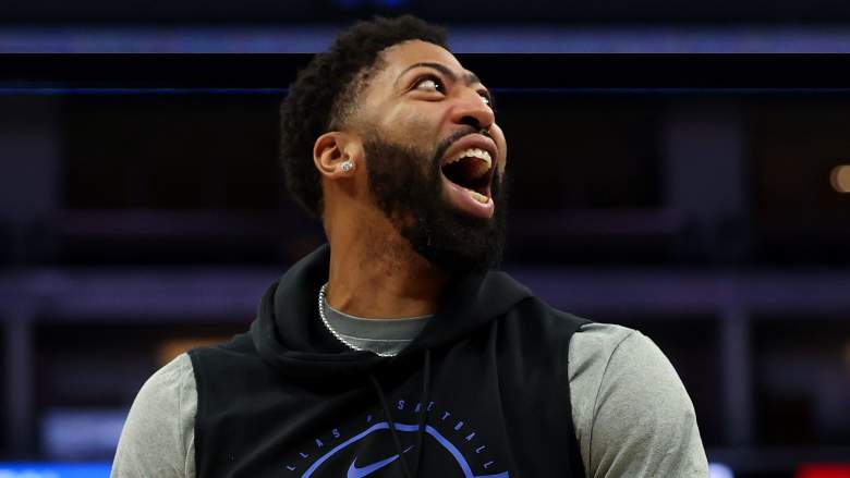 Anthony Davis has been a rumored trade target of the Golden State Warriors.