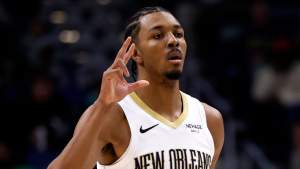 Trey Murphy III #25 of the New Orleans Pelicans