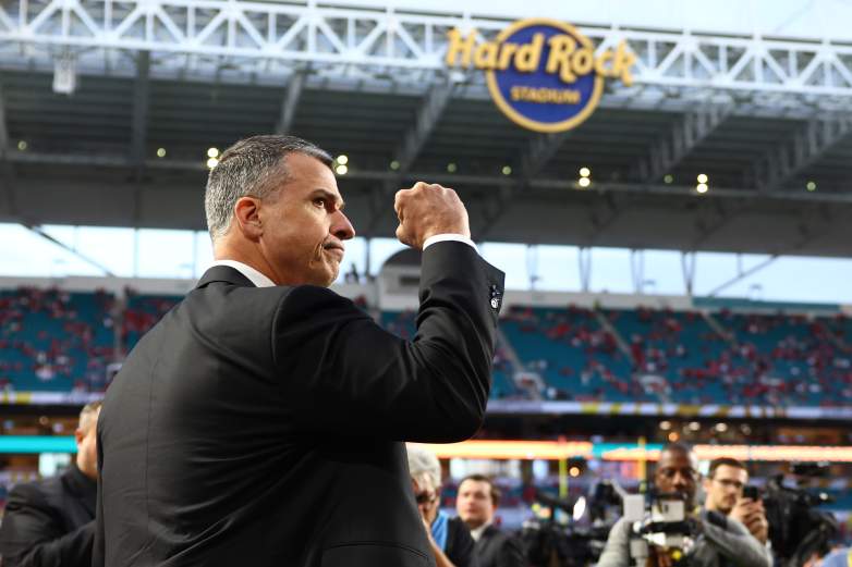 Miami Hurricanes head coach Mario Cristobal