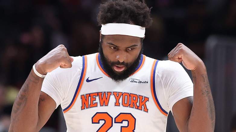 Mitchell Robinson #23 of the New York Knicks