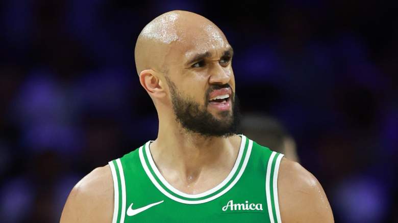 Derrick White #9 of the Boston Celtics has been on the NBA trade rumor mill.