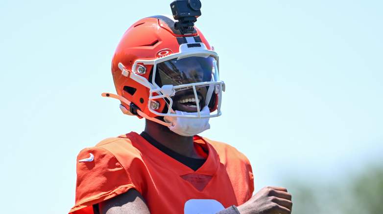 Cleveland Browns quarterback Shedeur Sanders.