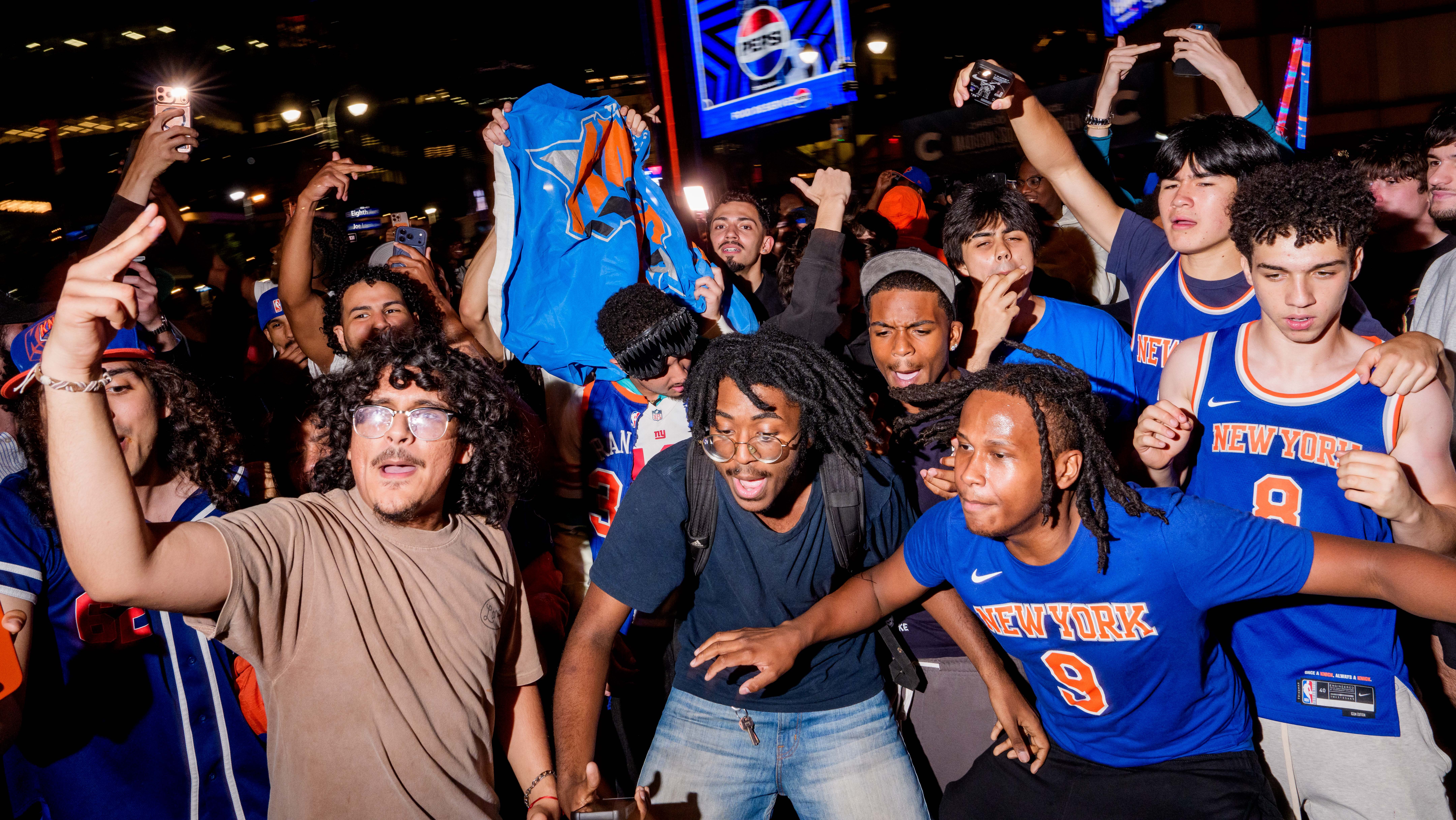 New York City crime rate hits record low as Knicks push toward the finals.