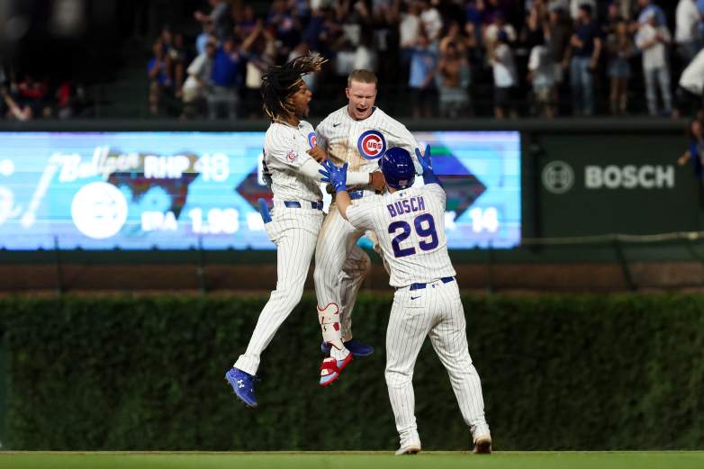 Chicago Cubs outfielder Pete Crow-Armstrong comments about teammates after walk-off win against the Athletics.
