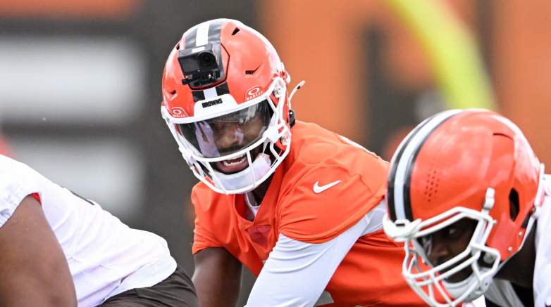 Cleveland Browns quarterback Shedeur Sanders.