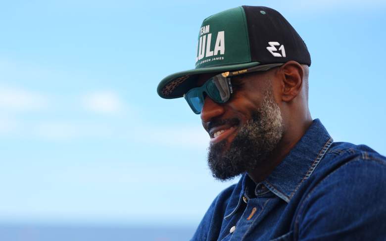 LeBron James attends the E1 Series Dubrovnik GP in Croatia while weighing his NBA future.